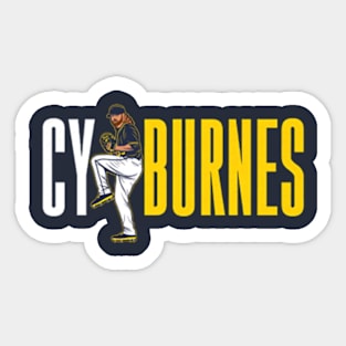 Corbin Burnes Cy Burnes Sticker